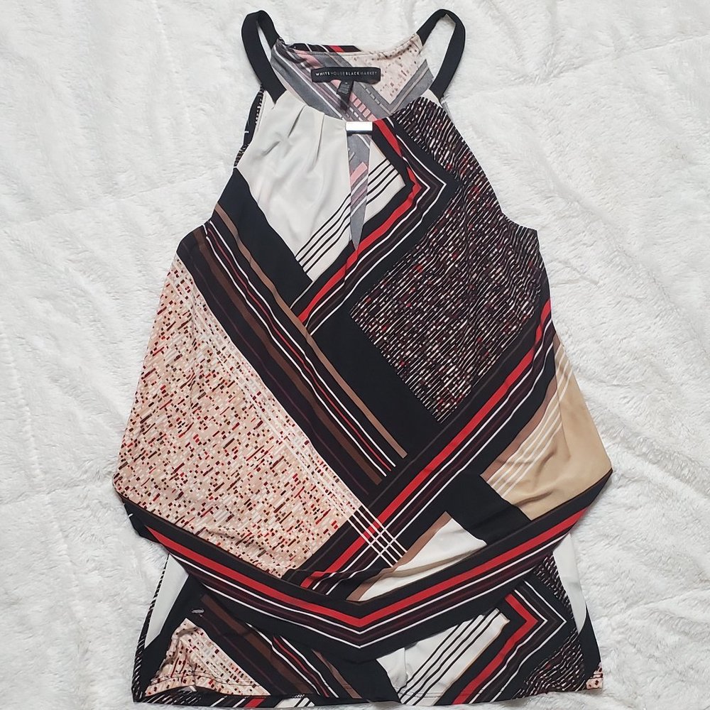 White House Black Market Tiered Top